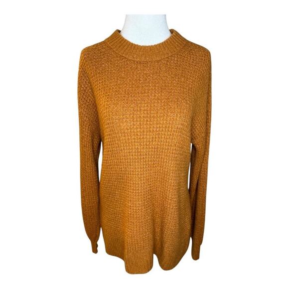 American Eagle Outfitters Sweaters - American Eagle Women's XS‎ Yellow Crew Neck Knit Sweater Long Sleeve Casual